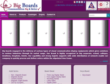 Tablet Screenshot of bigboards.in